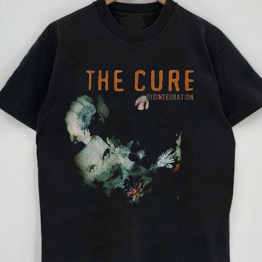 The Cure Graphic T-Shirt Classic Rock Band Fan Gift Casual Streetwear Apparel 90